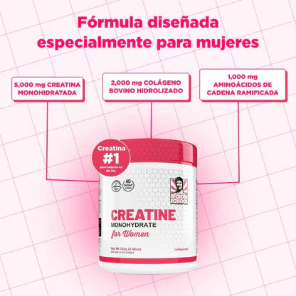 CREATINA MONOHYDRATADA ORIGINAL USA PARA MUJERES🍑 3 EN 1 (+COLAGENO) + ENVIO GRATIS