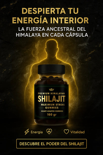 Gomitas de Shilajit para Hombres | Energía, Testosterona y Rendimiento Natural